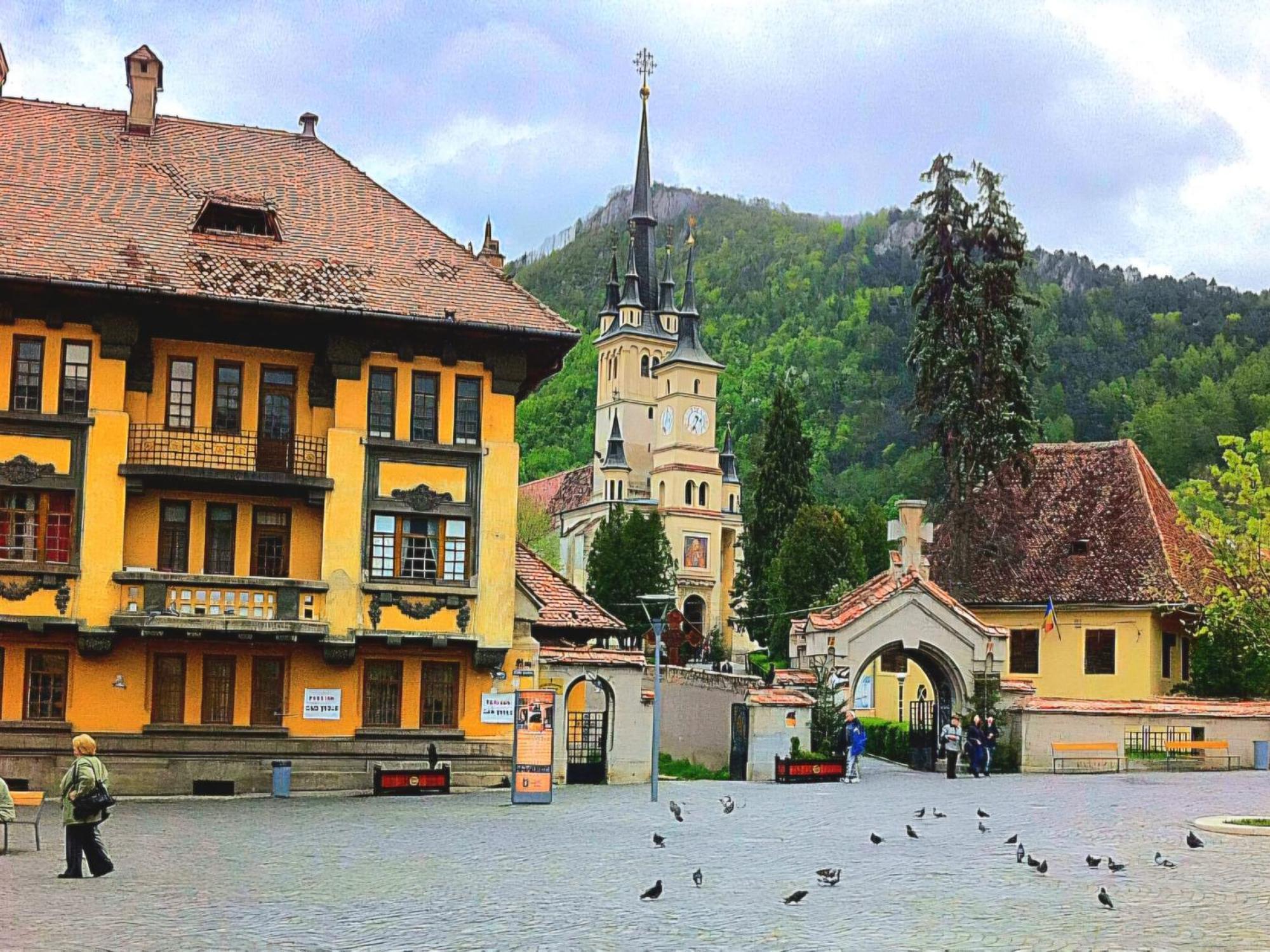 Ferienwohnung Casa Ileana Centrul Vechi Brașov Exterior foto